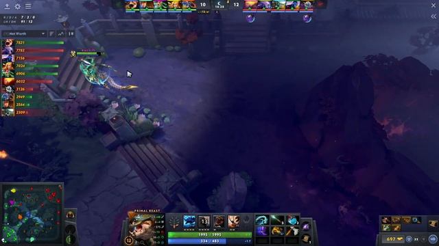 Primal Beast - Dota 2 Gameplay [Pro League] смотреть онлайн