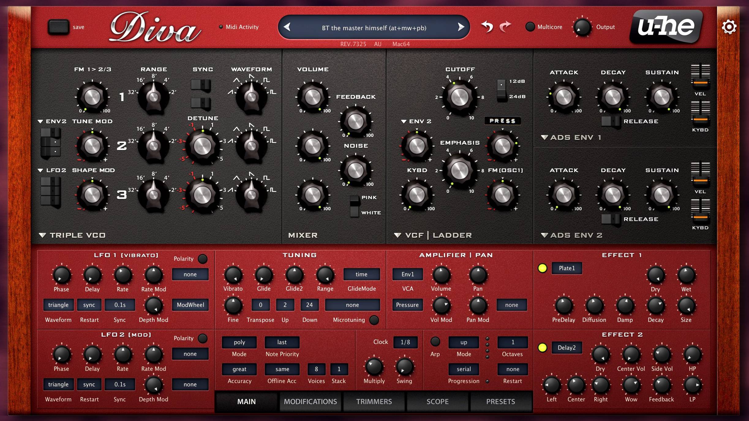 Изучаем U-HE Diva На Русском Языке.