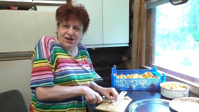 Салат из сырых лисичек. Многолетний опыт.