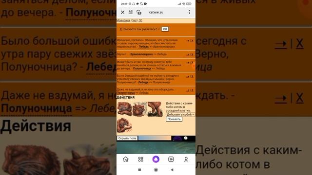 Прохождение квеста на ДРВ// CatWar // Кошка Милли смотреть онлайн