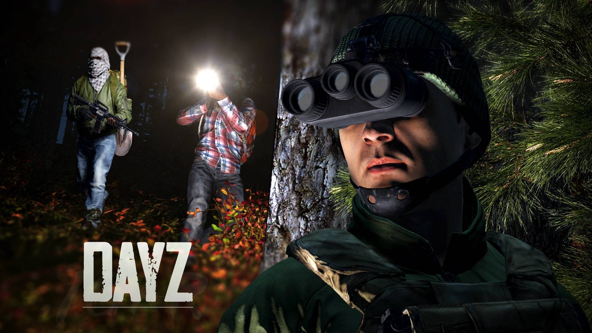 Ночная перестрелка и погоня за машиной в DayZ смотреть онлайн