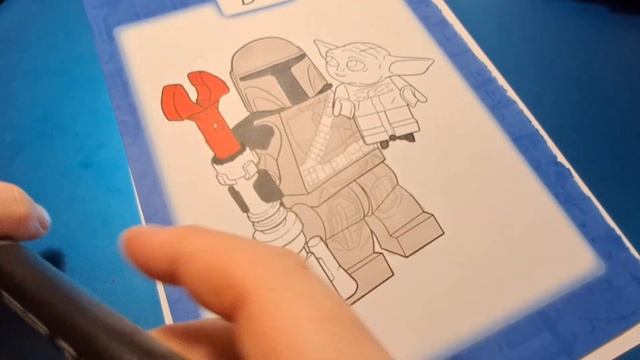 lego star wars mandalorian grogu baby yoda coloring pages смотреть онлайн