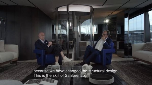 Massimo Perotti and Piero Lissoni - A Design Story on Sanlorenzo SX112