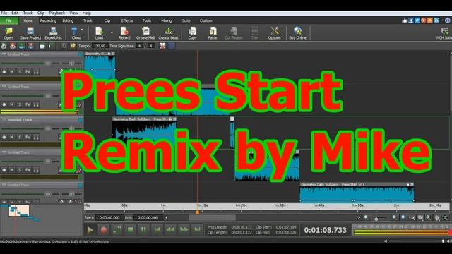 Geometry Dash SabZiro REMIX к PRESS START смотреть онлайн