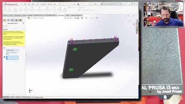 Solidworks Topology Optimization смотреть онлайн