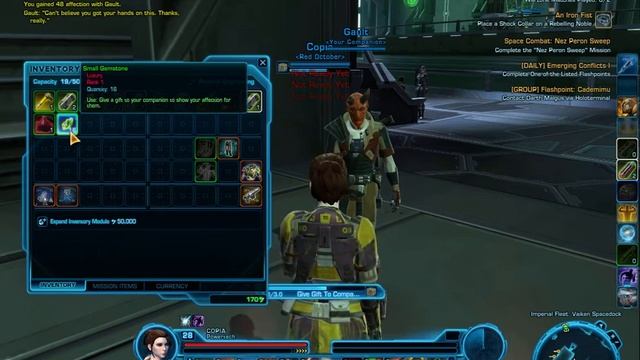 Buying affection in SWTOR can be annoying смотреть онлайн