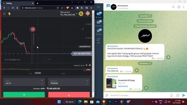 Binomo 100% Winning Bug | Crypto Idx Bug | 1 Lakhs Live Profit 📈 | Binomo Best Working Trick |
