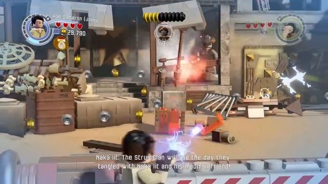 Lego Star Wars The Force Awakens DLC Poe's Quest For Survival Level Pack смотреть онлайн