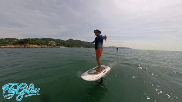 Как электрофойл HobbyWing ведёт себя на волне и против ветра