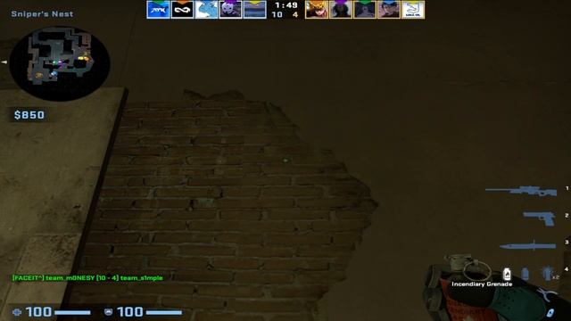 CSGO POV G2 m0NESY 37 Kills vs s1mple (mirage) @ FACEIT FPL May 04, 2023 смотреть онлайн