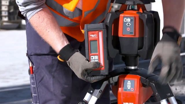 HOW TO transfer heights automatically with the Hilti PR 30 HVS rotating laser level смотреть онлайн