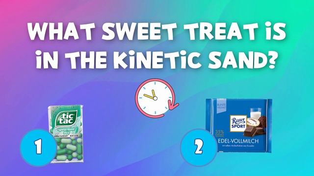 Intuition Test | Guess The Candy in the Kinetic Sand 🍭 смотреть онлайн