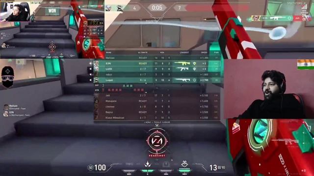 EU server Valorant gameplay | 1 v 5 Ace Clutch on 170 ping смотреть онлайн