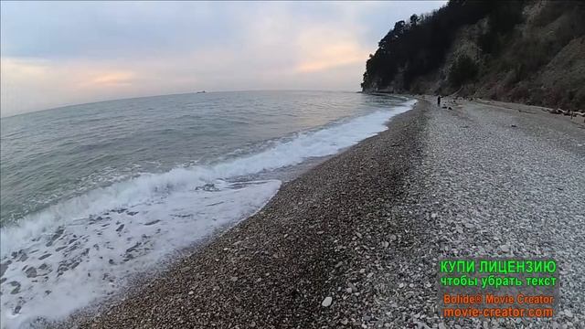 Черное море. Релакс. yi 4k. Закат. смотреть онлайн