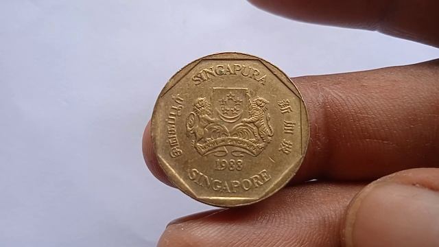 ONE DOLLAR 1988 COIN FROM SINGAPORE" SUPER COIN" DO YOU HAVE THIS ONE?... смотреть онлайн