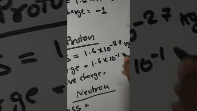 Electron Neutron & Proton Mass, Charge, and Relative Charge #chemistry #shortnotes #study #trending смотреть онлайн