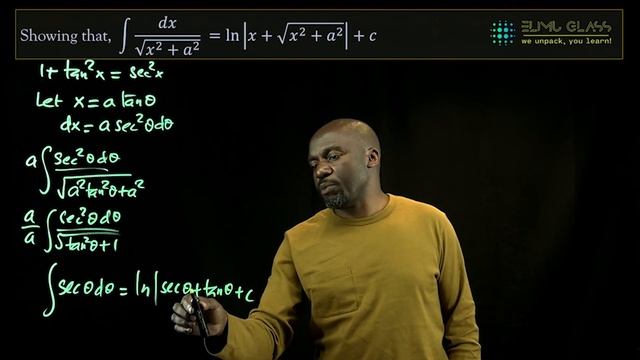 Problem U5 24 | The Integral of 1/√(x² + a²) смотреть онлайн