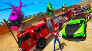 Человек-паук и 3-уровневые трюки с эпическими прыжками ⭐ Звезды и друзья ⭐