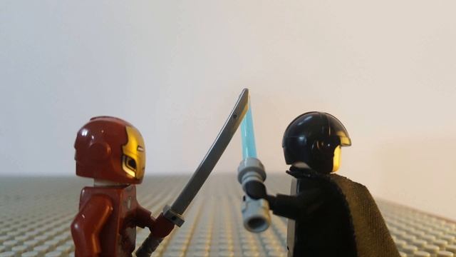 cubed studios lego stop motion star wars Darth Vader vs iron man смотреть онлайн