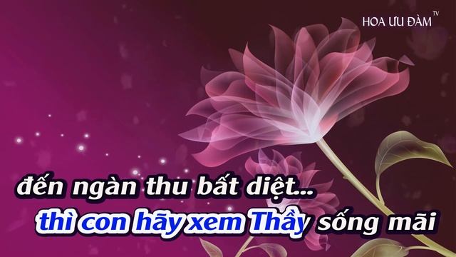 KARAOKE SONG CA | LỜI THẦY DẠY | SOẠN GIẢ CÔ BA смотреть онлайн