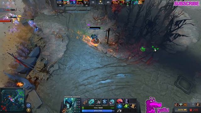 REFRESHER PHANTOM ASSASSIN DOTA 2 PATCH 7.06 NEW META FUNNY GAMEPLAY смотреть онлайн