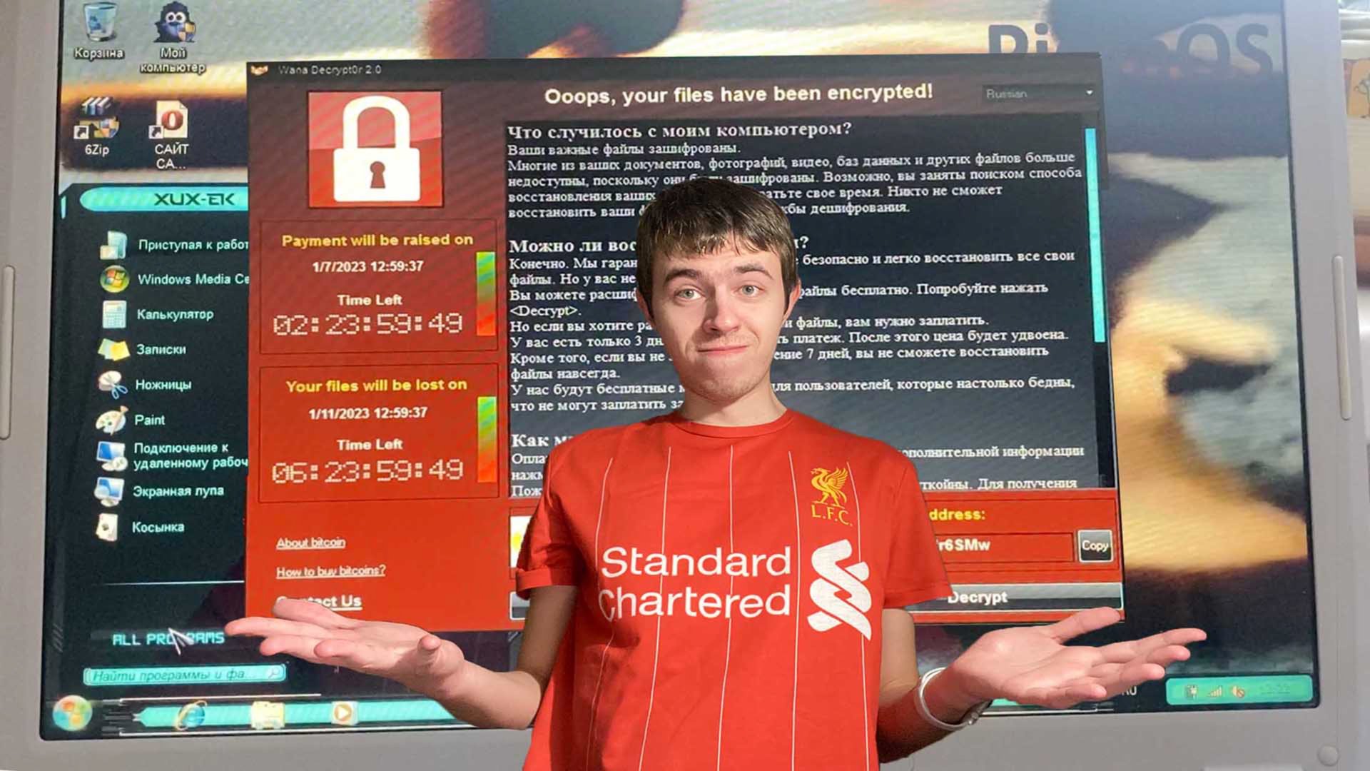 Я ПОПАЛСЯ НА ШИФРОВАЛЬЩИК! Петросянская сборка Windows 7 на ноутбуке смотреть онлайн