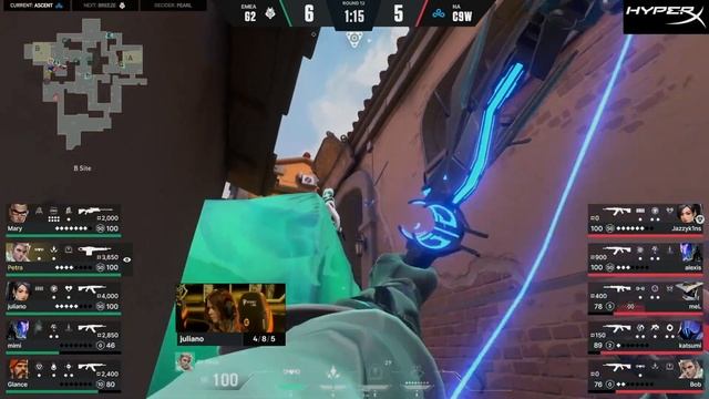 Cloud9 White x G2 Gozen (Mapa 1: Ascent) | VALORANT Game Changers Championship Berlin смотреть онлайн