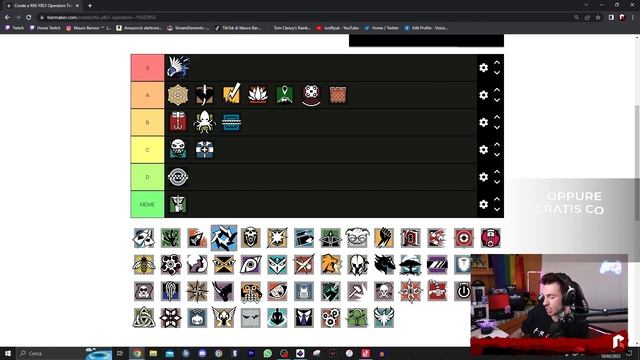 TIER LIST *DIFENSORI* Rainbow Six Siege [Y8S1] смотреть онлайн
