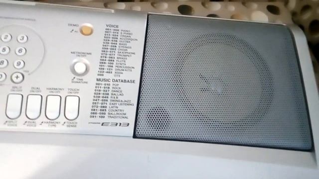 Синтезатор Yamaha PSR-E313 смотреть онлайн