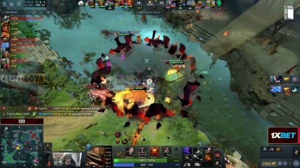 TEAM SPIRIT VS FALCONS BO3[GAME 2]YATORO, COLLAPSE VS ATF, SKITER-DREAMLEAGUE SEASON 22 -DOTA- ESB