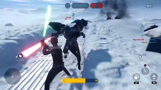 Star Wars Battlefront Beta - Playing as Luke I Hero Gameplay (Xbox One) смотреть онлайн