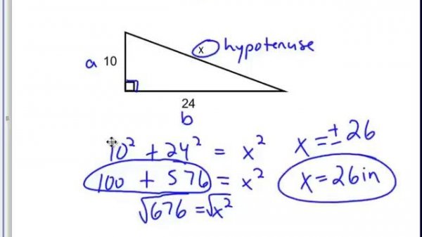 Pythagorean Theorem Review