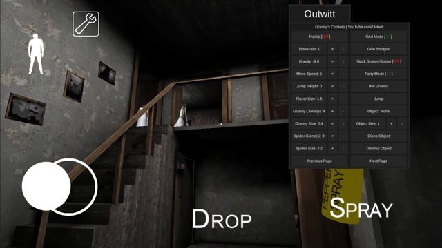 New Granny Outwitt Mod Menu + Item Spawner | 2019 Update 16.1 [FREE] смотреть онлайн