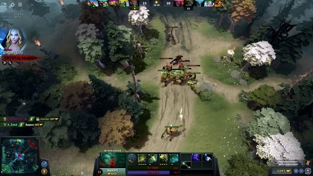 Dota 2 : по фану левой ногой)).., лучница - WINDRANGER # 1 смотреть онлайн