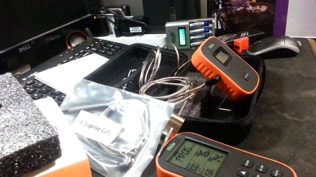 Riida TM08 dual probe wireless thermometer 300ft range смотреть онлайн