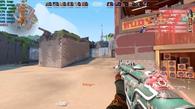 VALORANT AMD RYZEN 3 2200G & GTX 1050 Ti Deathmatch Gameplay смотреть онлайн