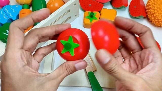4 Minutes Satisfying Video | Cutting Fruit and Vegetables, Lemons | Wooden ASMR Squishy Pop it смотреть онлайн