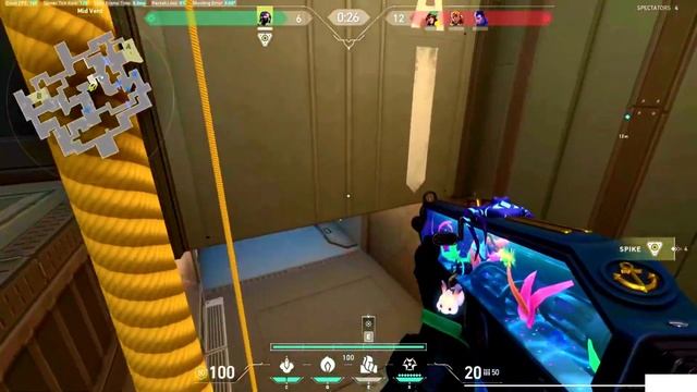 Neptune Vandal ASMR | 1 v 5 | Ace | Split Map | Viper смотреть онлайн