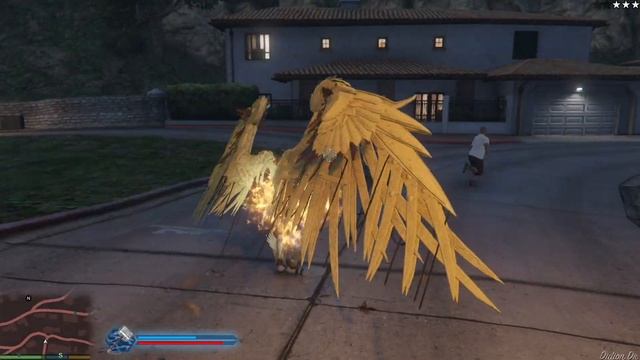 God of war mod in gta 5 :Thor's hammer in Kratos' hand смотреть онлайн