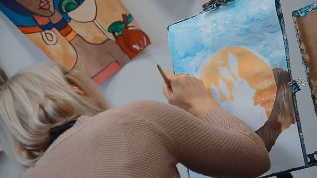 Картина в студії artishok - Зима смотреть онлайн