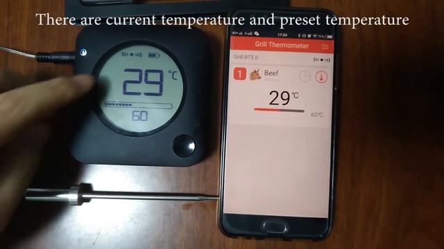 BF-5 Bluetooth Food Thermometer 6 Channel Connection смотреть онлайн