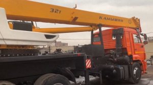 Обзор автокрана КС5576 К 32т КАМЫШИН.