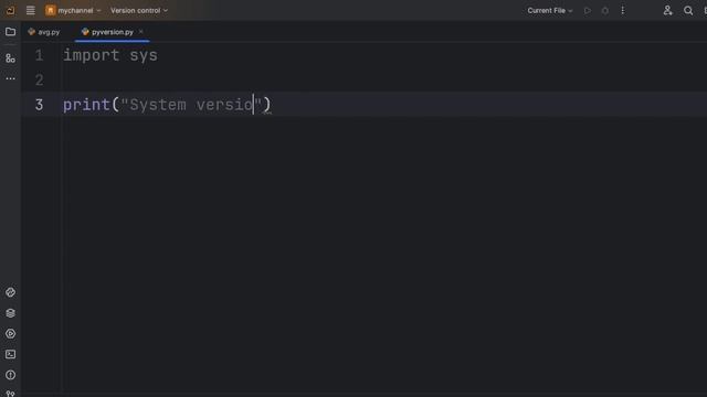 ProblemSolving 3 || Find the Present Version of Python using Program || Pycharm смотреть онлайн
