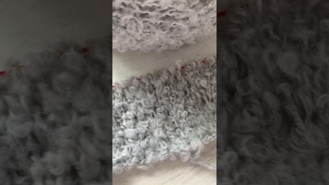 Образец из Пехорки буклированной. Идеи для вязания в моем Телеграм, ссылка в профиле смотреть онлайн