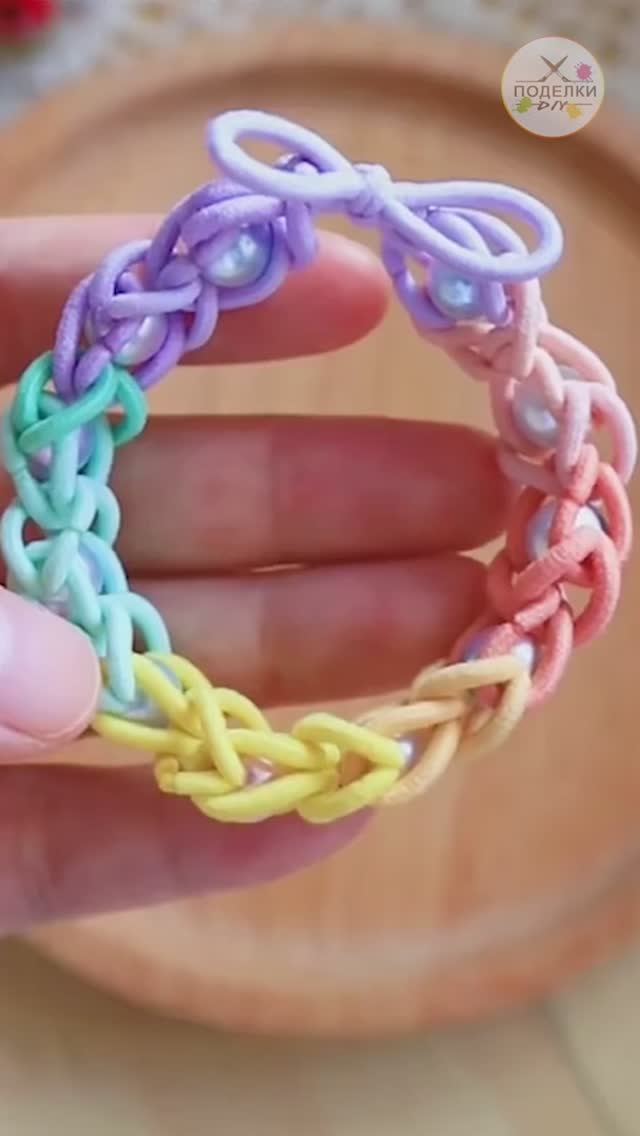 Фенечка Браслет из резинок смотреть онлайн