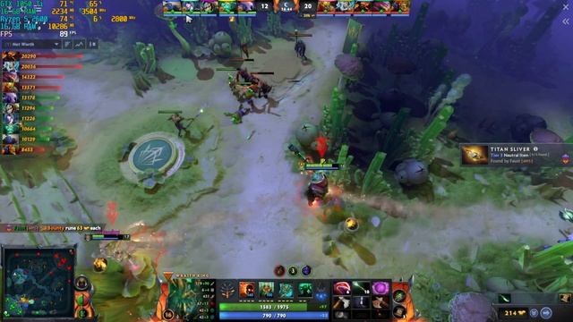 Dota 2 | Ryzen 5 2600 + GTX 1050 Ti 4GB смотреть онлайн