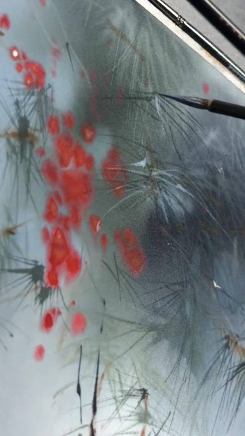 Делаем акварельный подмалевок под работу сухой пастелью с Татьяной Каштальян. смотреть онлайн