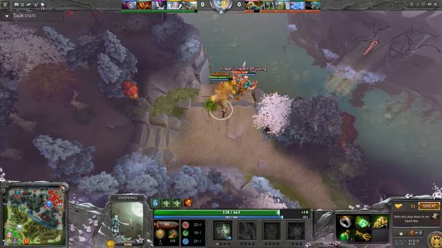 Dota 2 - Undying Solo Huskar First Blood смотреть онлайн