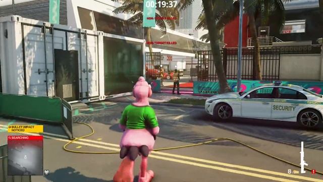 Hitman 3 Miami Kill Everyone Enram HV Infinite Ammo Mod Flamingo Mascot Suit смотреть онлайн