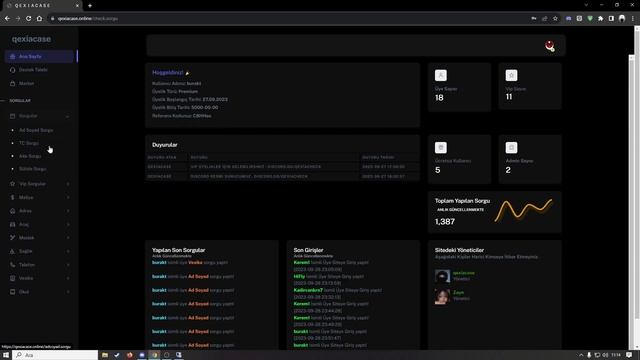 BEDAVA SORGU PANELİ   VESİKA + ADRES SORGU 2023   LİNK AÇIKLAMADA